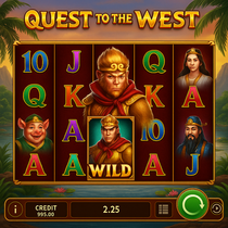 PalmSlots - Quest to the West Slot Game
