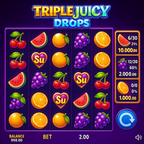 PalmSlots - Triple Juicy Drops Slot Game