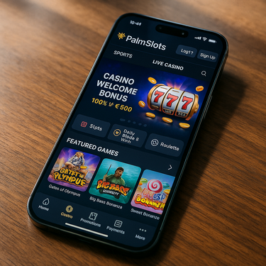 PalmSlots - Mobile Casino Platform - Responsive Gaming Experience